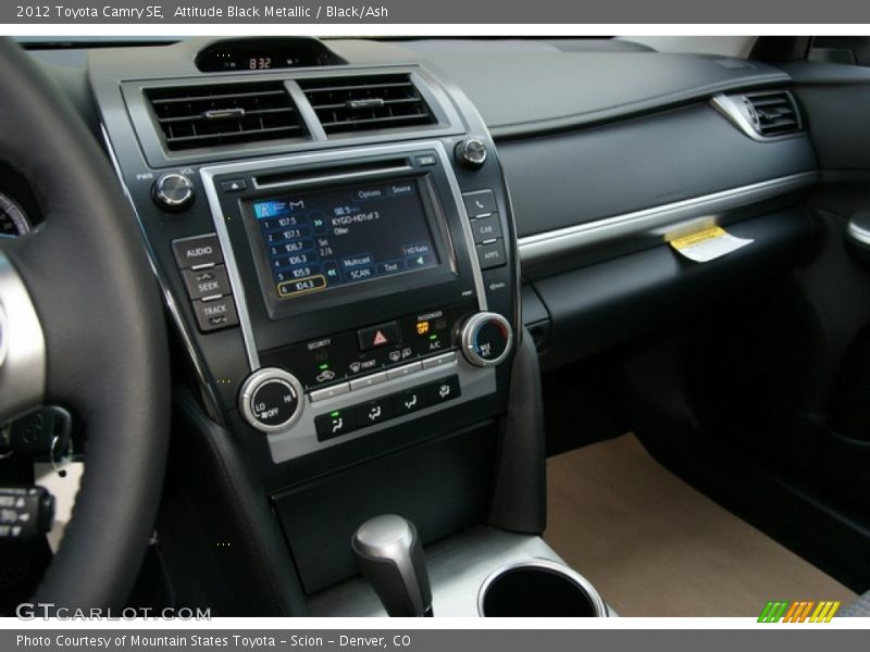 Attitude Black Metallic / Black/Ash 2012 Toyota Camry SE