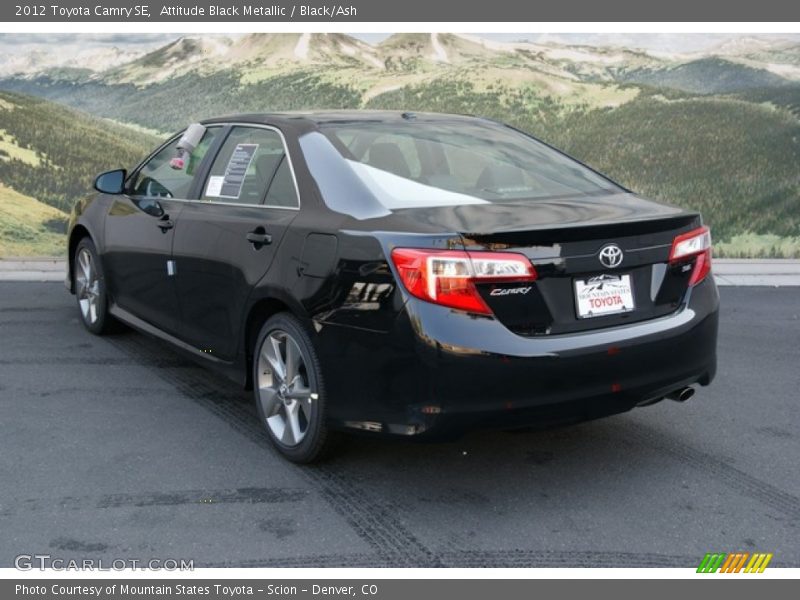 Attitude Black Metallic / Black/Ash 2012 Toyota Camry SE
