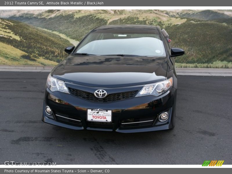 Attitude Black Metallic / Black/Ash 2012 Toyota Camry SE