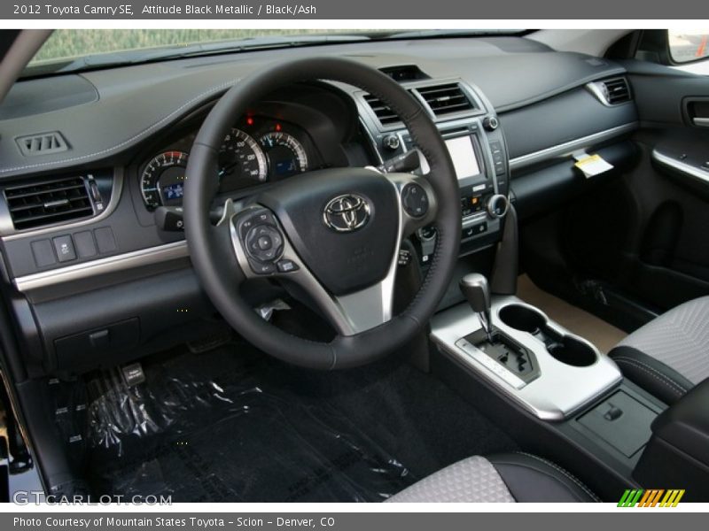 Attitude Black Metallic / Black/Ash 2012 Toyota Camry SE