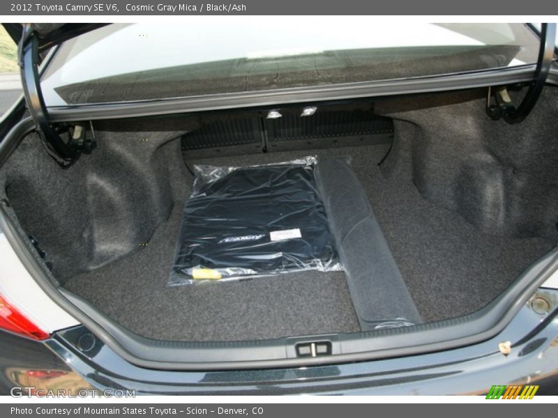 Cosmic Gray Mica / Black/Ash 2012 Toyota Camry SE V6