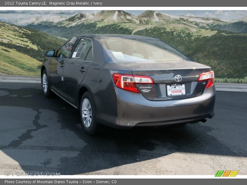 Magnetic Gray Metallic / Ivory 2012 Toyota Camry LE
