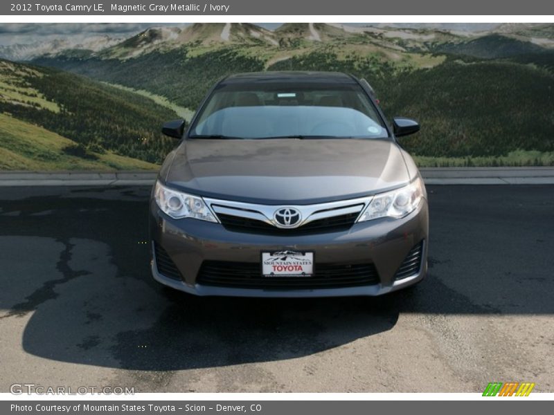 Magnetic Gray Metallic / Ivory 2012 Toyota Camry LE