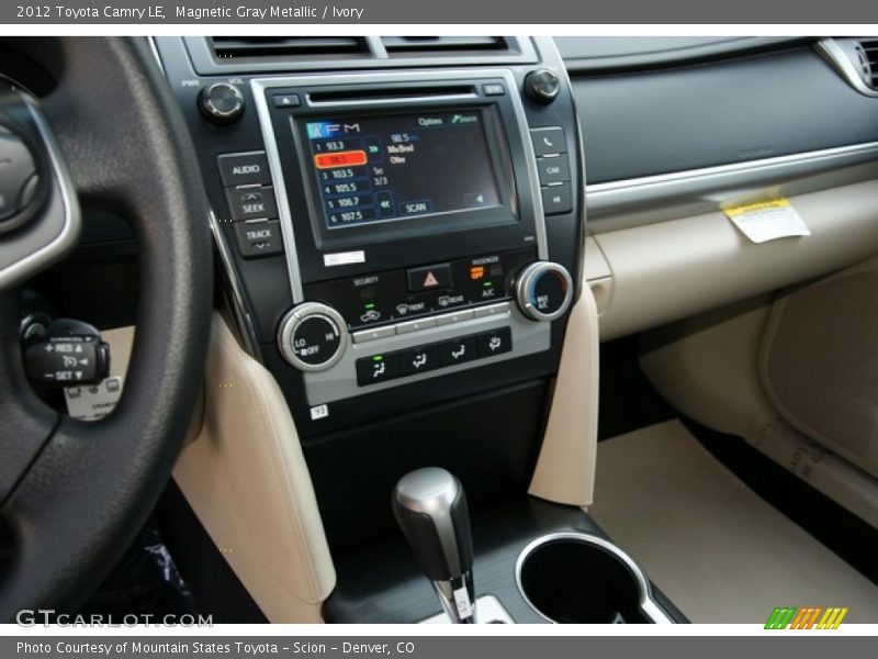 Magnetic Gray Metallic / Ivory 2012 Toyota Camry LE