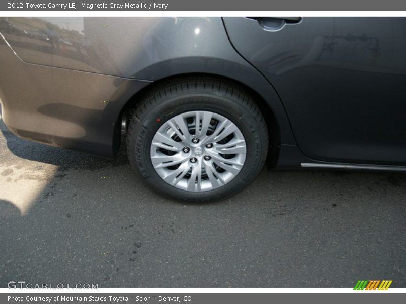 Magnetic Gray Metallic / Ivory 2012 Toyota Camry LE