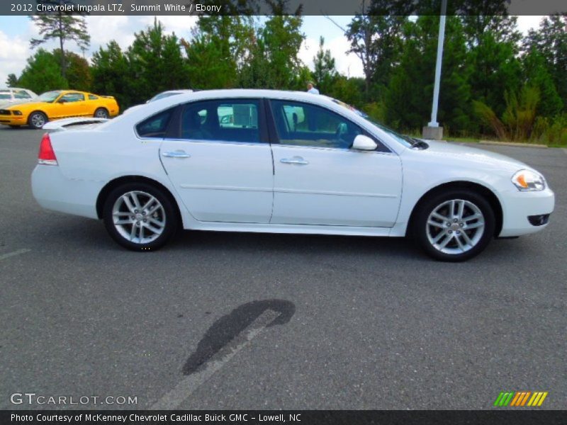 Summit White / Ebony 2012 Chevrolet Impala LTZ