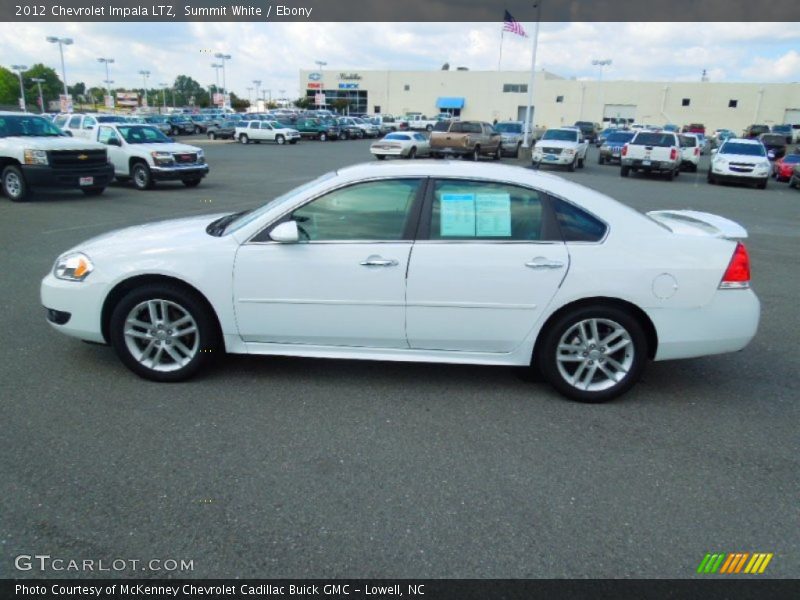 Summit White / Ebony 2012 Chevrolet Impala LTZ