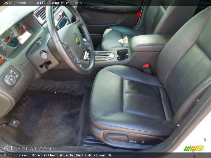 Summit White / Ebony 2012 Chevrolet Impala LTZ