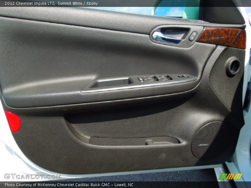 Summit White / Ebony 2012 Chevrolet Impala LTZ