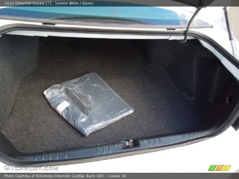 Summit White / Ebony 2012 Chevrolet Impala LTZ