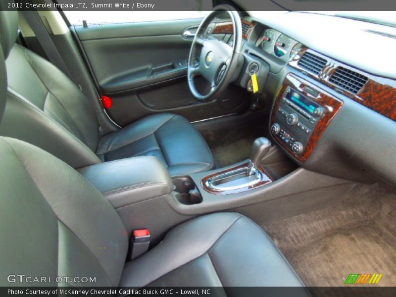 Summit White / Ebony 2012 Chevrolet Impala LTZ