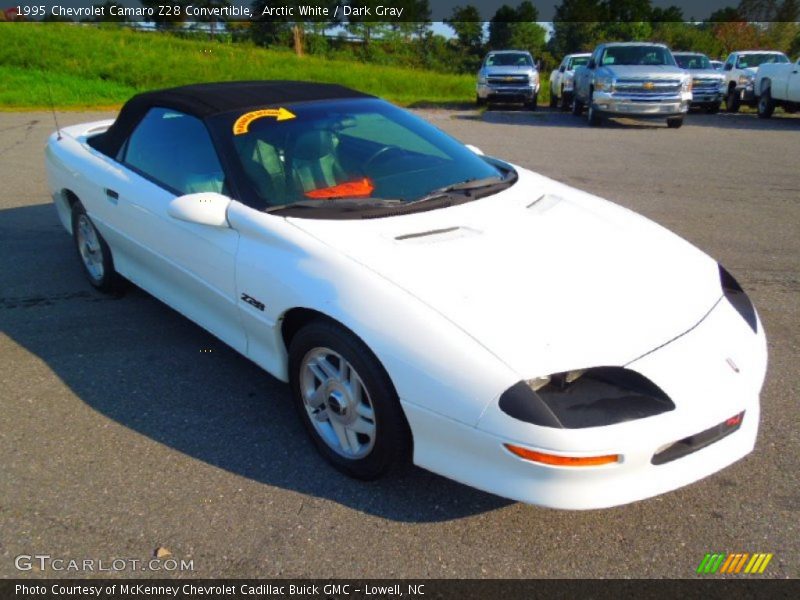 Arctic White / Dark Gray 1995 Chevrolet Camaro Z28 Convertible