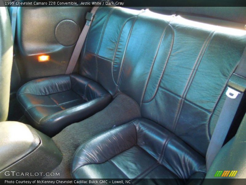 Rear Seat of 1995 Camaro Z28 Convertible
