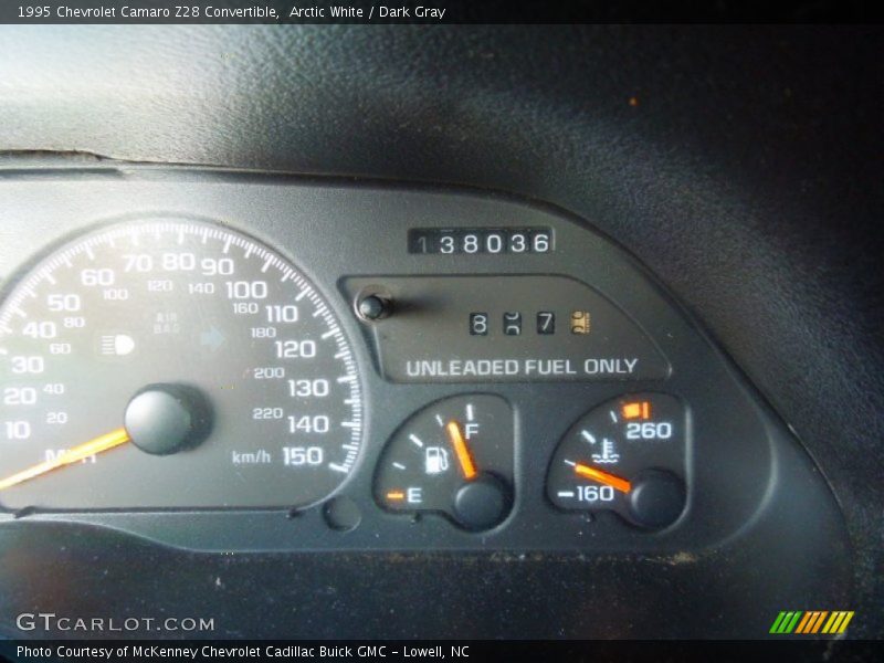  1995 Camaro Z28 Convertible Z28 Convertible Gauges