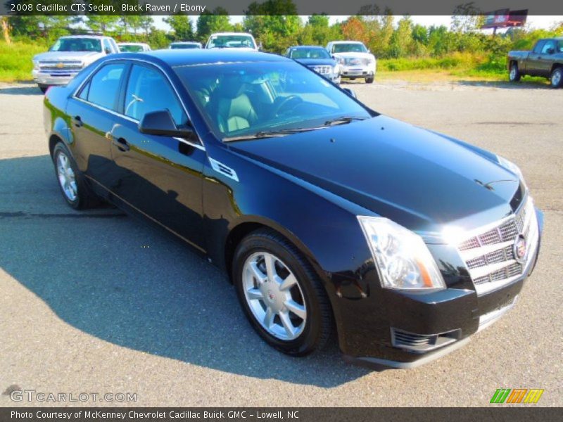 Black Raven / Ebony 2008 Cadillac CTS Sedan