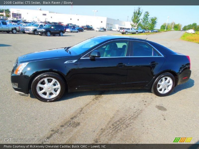 Black Raven / Ebony 2008 Cadillac CTS Sedan