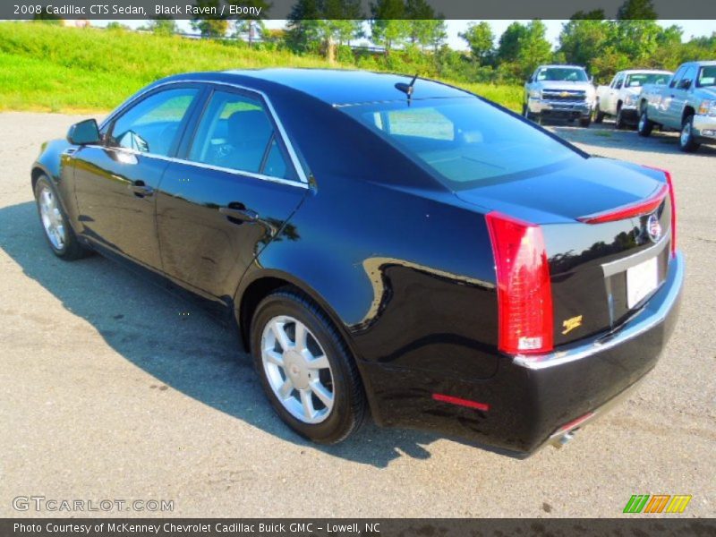 Black Raven / Ebony 2008 Cadillac CTS Sedan