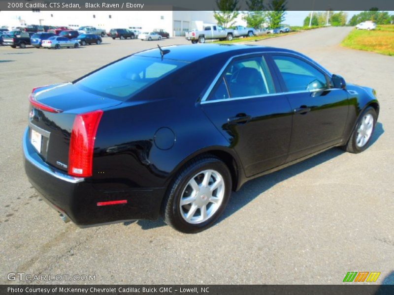 Black Raven / Ebony 2008 Cadillac CTS Sedan