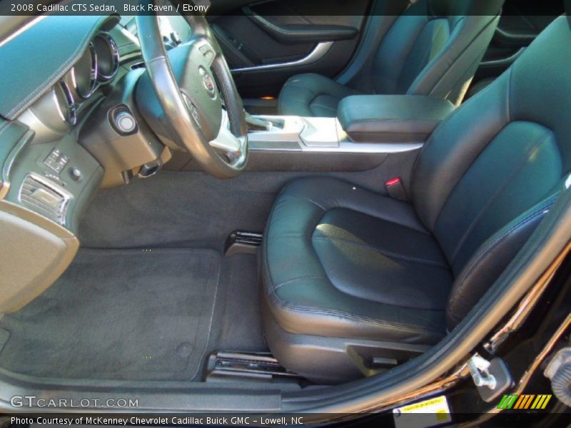 2008 CTS Sedan Ebony Interior