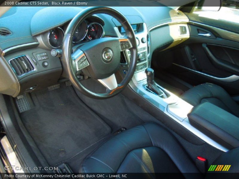 Ebony Interior - 2008 CTS Sedan 