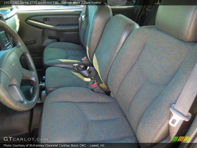 Summit White / Dark Pewter 2003 GMC Sierra 1500 Extended Cab