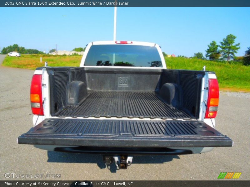 Summit White / Dark Pewter 2003 GMC Sierra 1500 Extended Cab