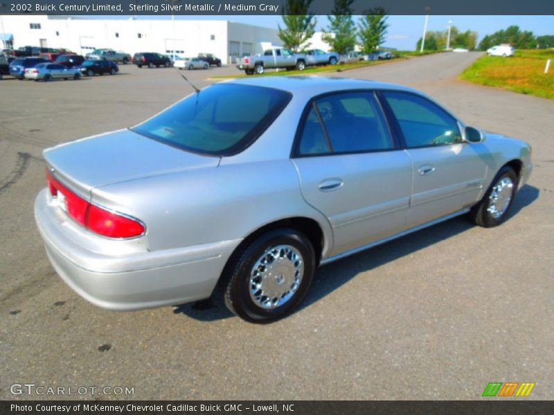 Sterling Silver Metallic / Medium Gray 2002 Buick Century Limited