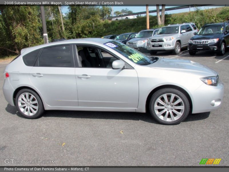 Spark Silver Metallic / Carbon Black 2008 Subaru Impreza WRX Wagon