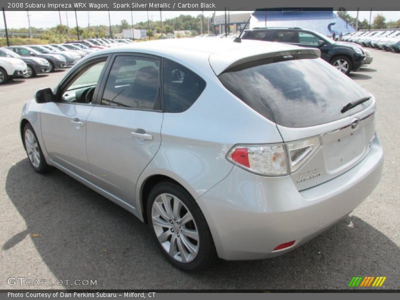 Spark Silver Metallic / Carbon Black 2008 Subaru Impreza WRX Wagon