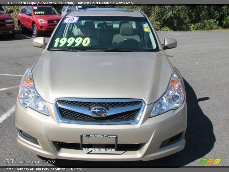 Harvest Gold Metallic / Warm Ivory 2010 Subaru Legacy 2.5i Premium Sedan