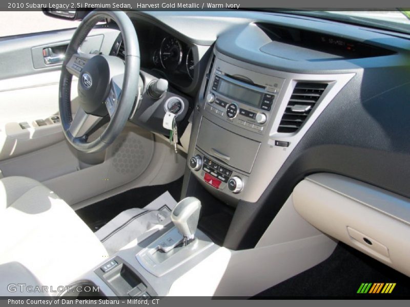 Harvest Gold Metallic / Warm Ivory 2010 Subaru Legacy 2.5i Premium Sedan