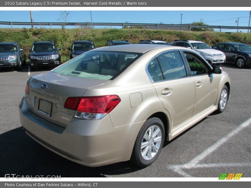 Harvest Gold Metallic / Warm Ivory 2010 Subaru Legacy 2.5i Premium Sedan