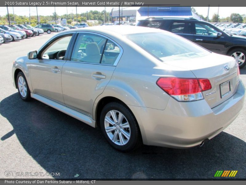 Harvest Gold Metallic / Warm Ivory 2010 Subaru Legacy 2.5i Premium Sedan