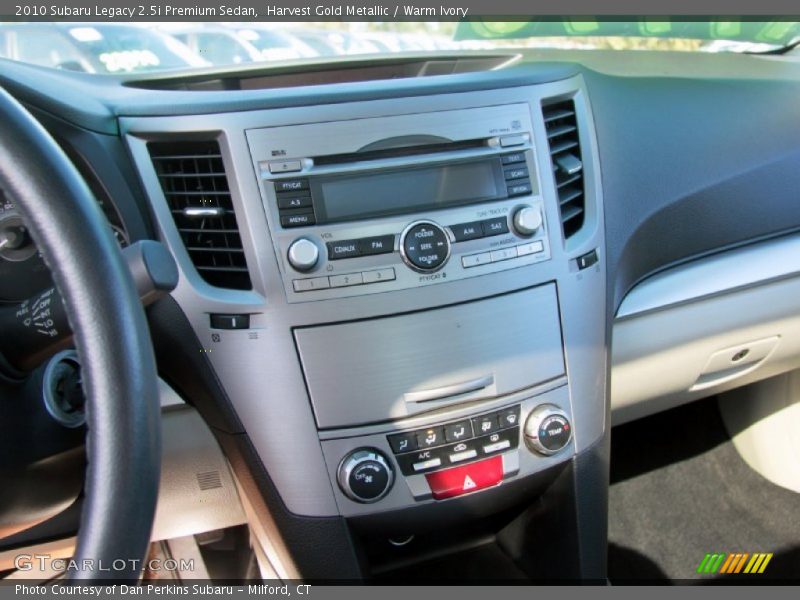 Harvest Gold Metallic / Warm Ivory 2010 Subaru Legacy 2.5i Premium Sedan