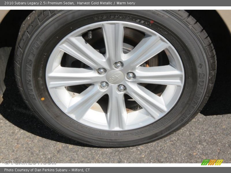  2010 Legacy 2.5i Premium Sedan Wheel