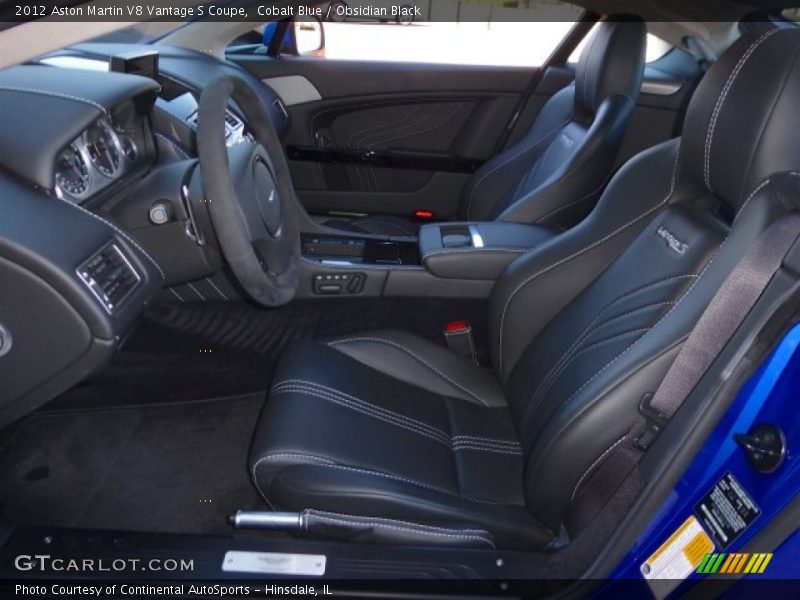 2012 V8 Vantage S Coupe Obsidian Black Interior