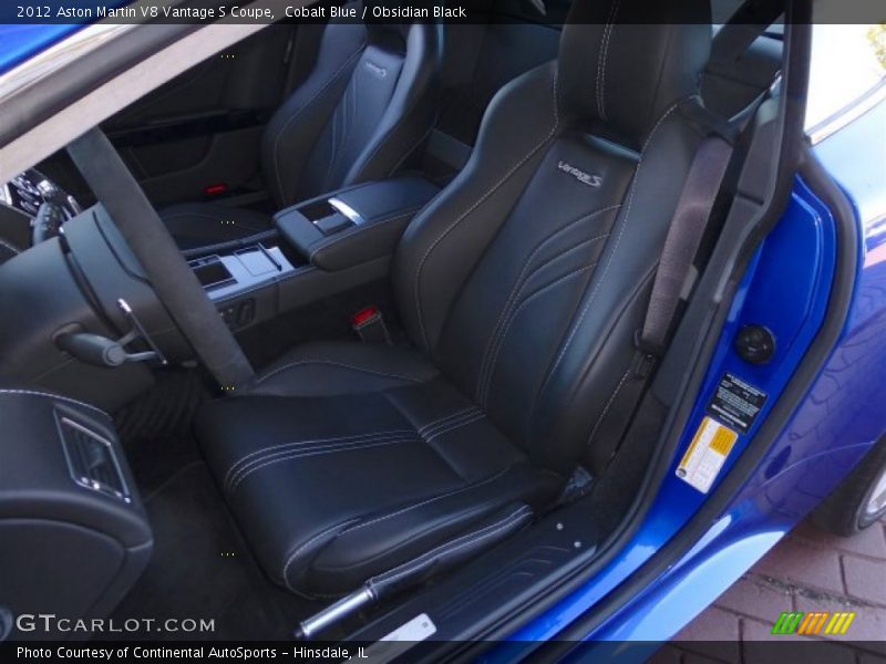 Front Seat of 2012 V8 Vantage S Coupe