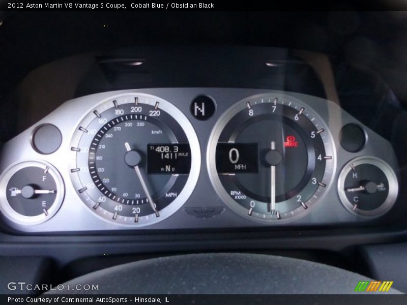  2012 V8 Vantage S Coupe S Coupe Gauges