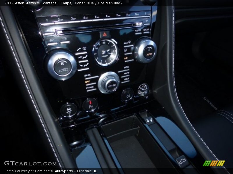 Controls of 2012 V8 Vantage S Coupe