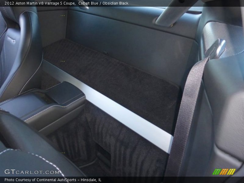 Rear Seat of 2012 V8 Vantage S Coupe