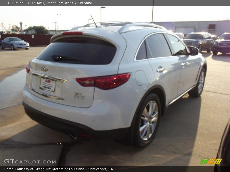 Moonlight White / Graphite 2013 Infiniti FX 37 AWD