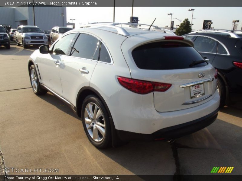 Moonlight White / Graphite 2013 Infiniti FX 37 AWD