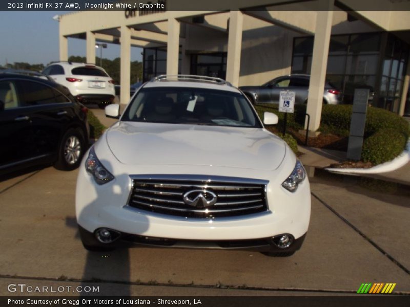 Moonlight White / Graphite 2013 Infiniti FX 37 AWD