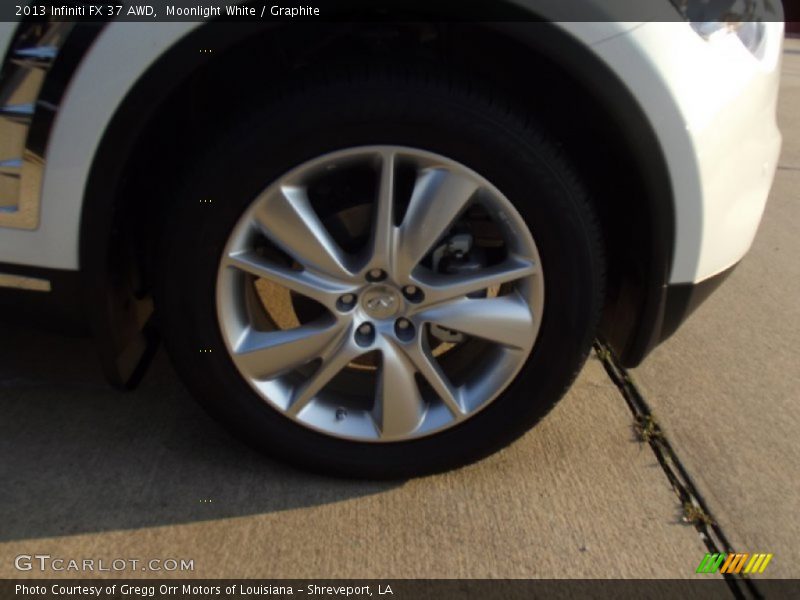 Moonlight White / Graphite 2013 Infiniti FX 37 AWD