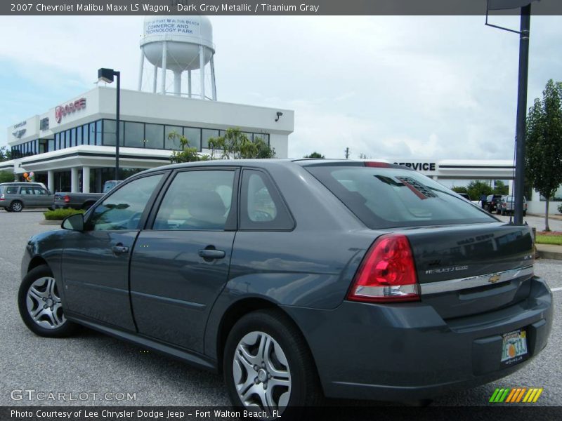 Dark Gray Metallic / Titanium Gray 2007 Chevrolet Malibu Maxx LS Wagon