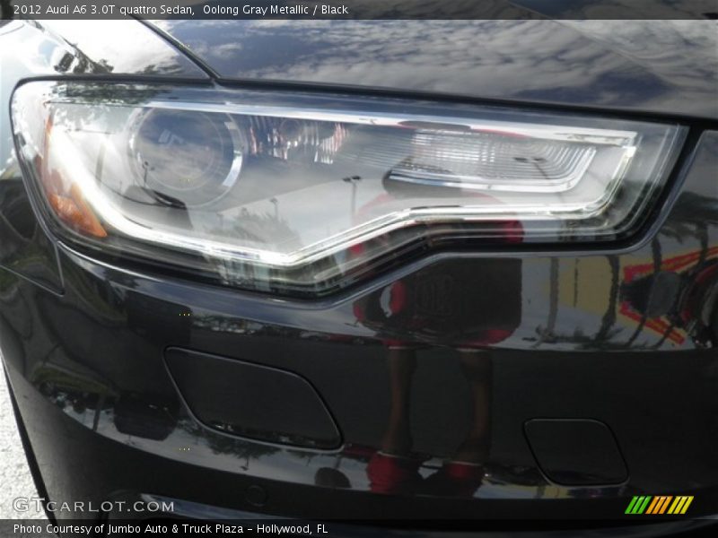 Oolong Gray Metallic / Black 2012 Audi A6 3.0T quattro Sedan