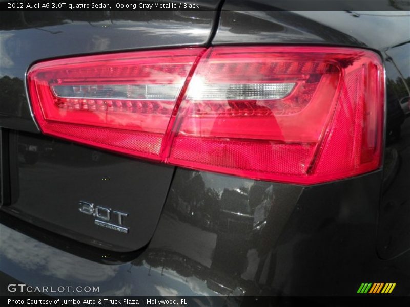 Oolong Gray Metallic / Black 2012 Audi A6 3.0T quattro Sedan