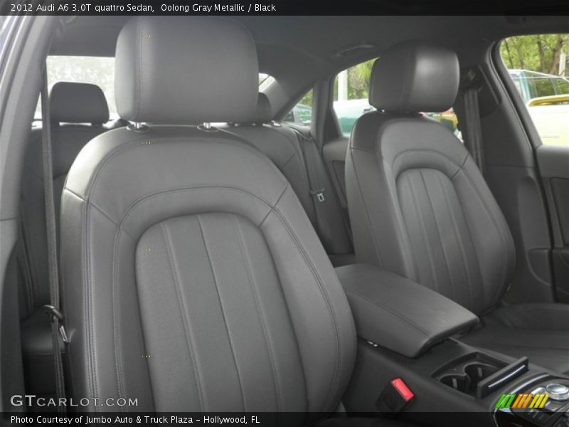 Oolong Gray Metallic / Black 2012 Audi A6 3.0T quattro Sedan