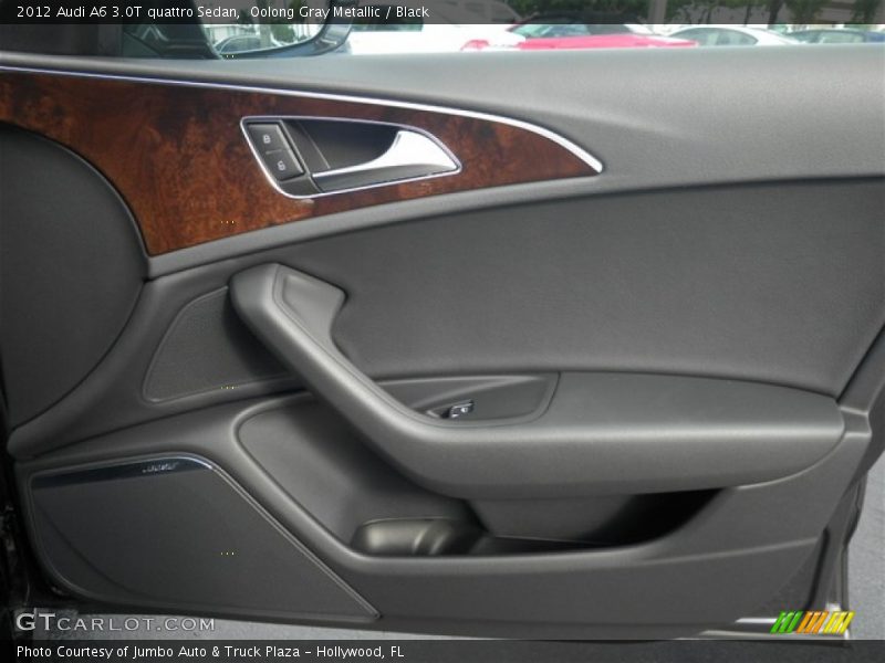 Oolong Gray Metallic / Black 2012 Audi A6 3.0T quattro Sedan