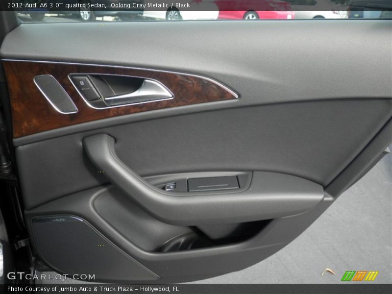 Oolong Gray Metallic / Black 2012 Audi A6 3.0T quattro Sedan